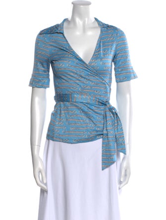 Diane von Furstenberg Silk Printed Top
