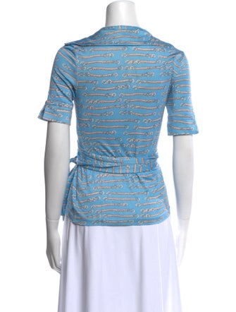 Diane von Furstenberg Silk Printed Top