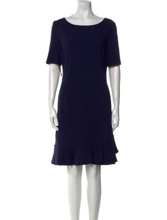 Diane von Furstenberg Bateau Neckline Knee-Length Dress