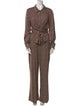 Diane von Furstenberg Silk Printed Jumpsuit