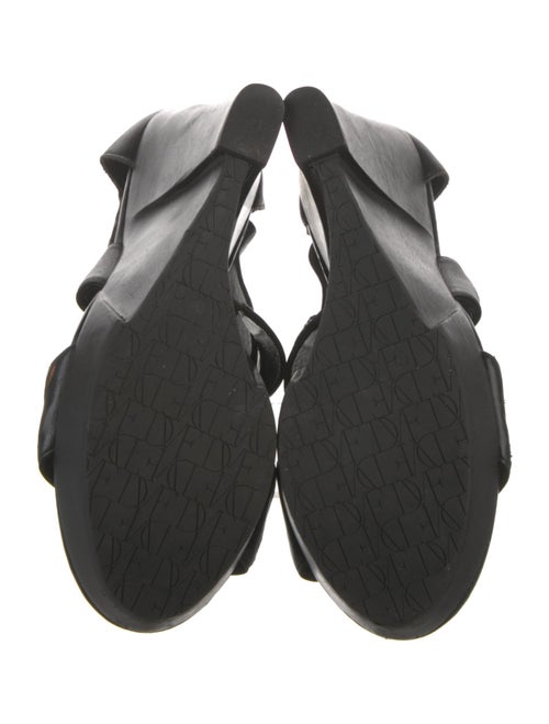 Diane von Furstenberg Leather Printed Slingback Sandals