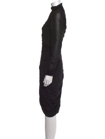 Diane von Furstenberg Turtleneck Knee-Length Dress