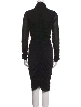 Diane von Furstenberg Turtleneck Knee-Length Dress