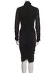 Diane von Furstenberg Turtleneck Knee-Length Dress