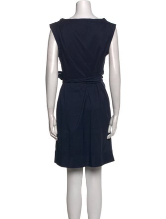 Diane von Furstenberg Bateau Neckline Knee-Length Dress