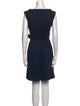 Diane von Furstenberg Bateau Neckline Knee-Length Dress