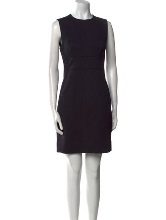 Diane von Furstenberg Crew Neck Mini Dress