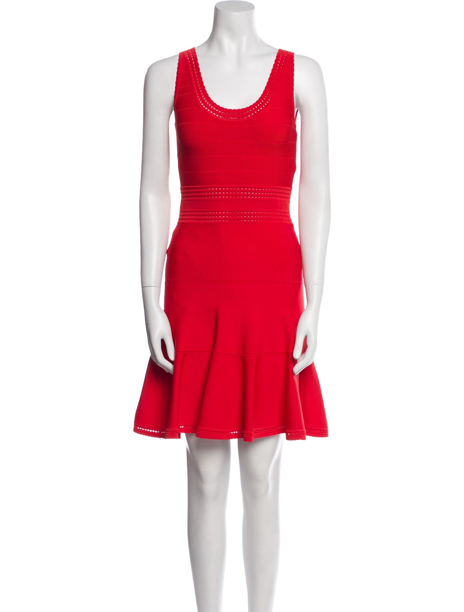 Diane von Furstenberg Scoop Neck Mini Dress