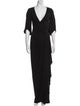 Diane von Furstenberg V-Neck Long Dress