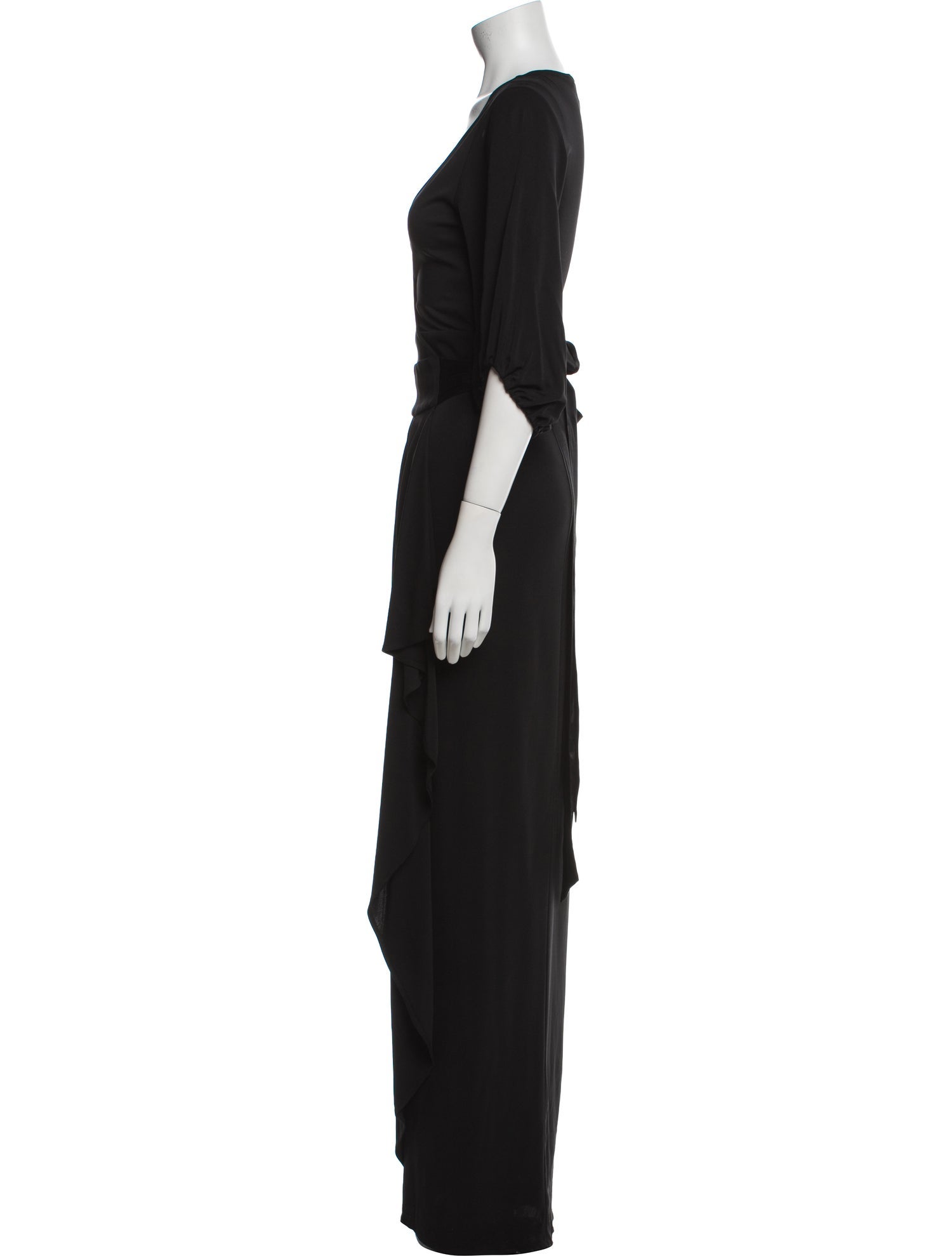 Diane von Furstenberg V-Neck Long Dress