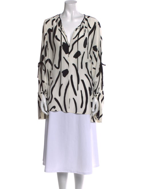 Diane von Furstenberg Silk Printed Tunic