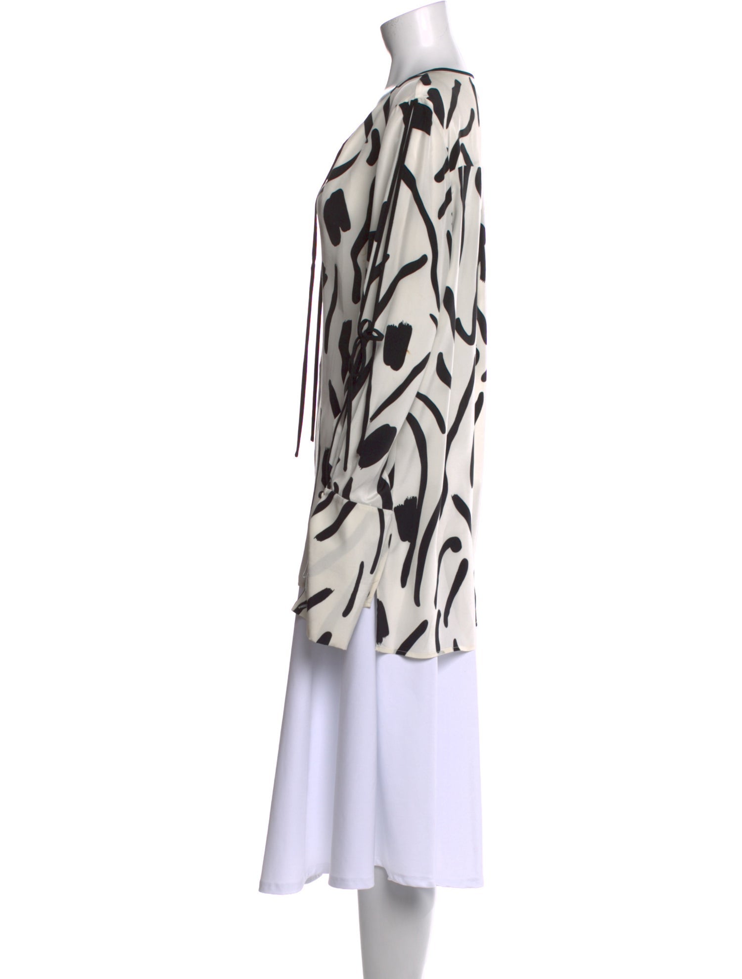 Diane von Furstenberg Silk Printed Tunic