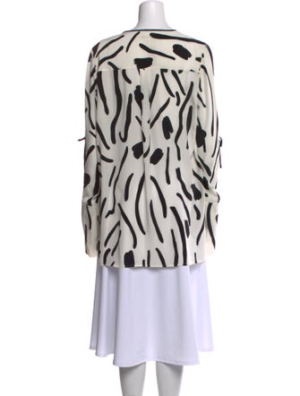 Diane von Furstenberg Silk Printed Tunic