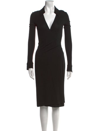 Diane von Furstenberg V-Neck Knee-Length Dress