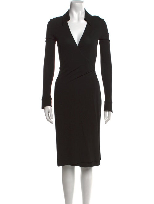 Diane von Furstenberg V-Neck Knee-Length Dress