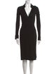 Diane von Furstenberg V-Neck Knee-Length Dress