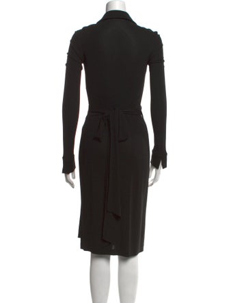 Diane von Furstenberg V-Neck Knee-Length Dress