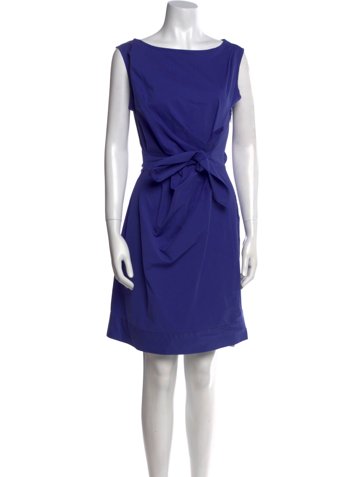 Diane von Furstenberg Bateau Neckline Mini Dress