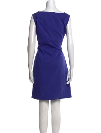 Diane von Furstenberg Bateau Neckline Mini Dress