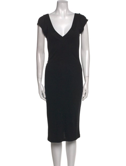 Diane von Furstenberg V-Neck Midi Length Dress