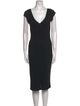 Diane von Furstenberg V-Neck Midi Length Dress
