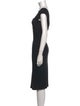 Diane von Furstenberg V-Neck Midi Length Dress