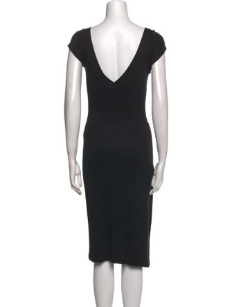 Diane von Furstenberg V-Neck Midi Length Dress