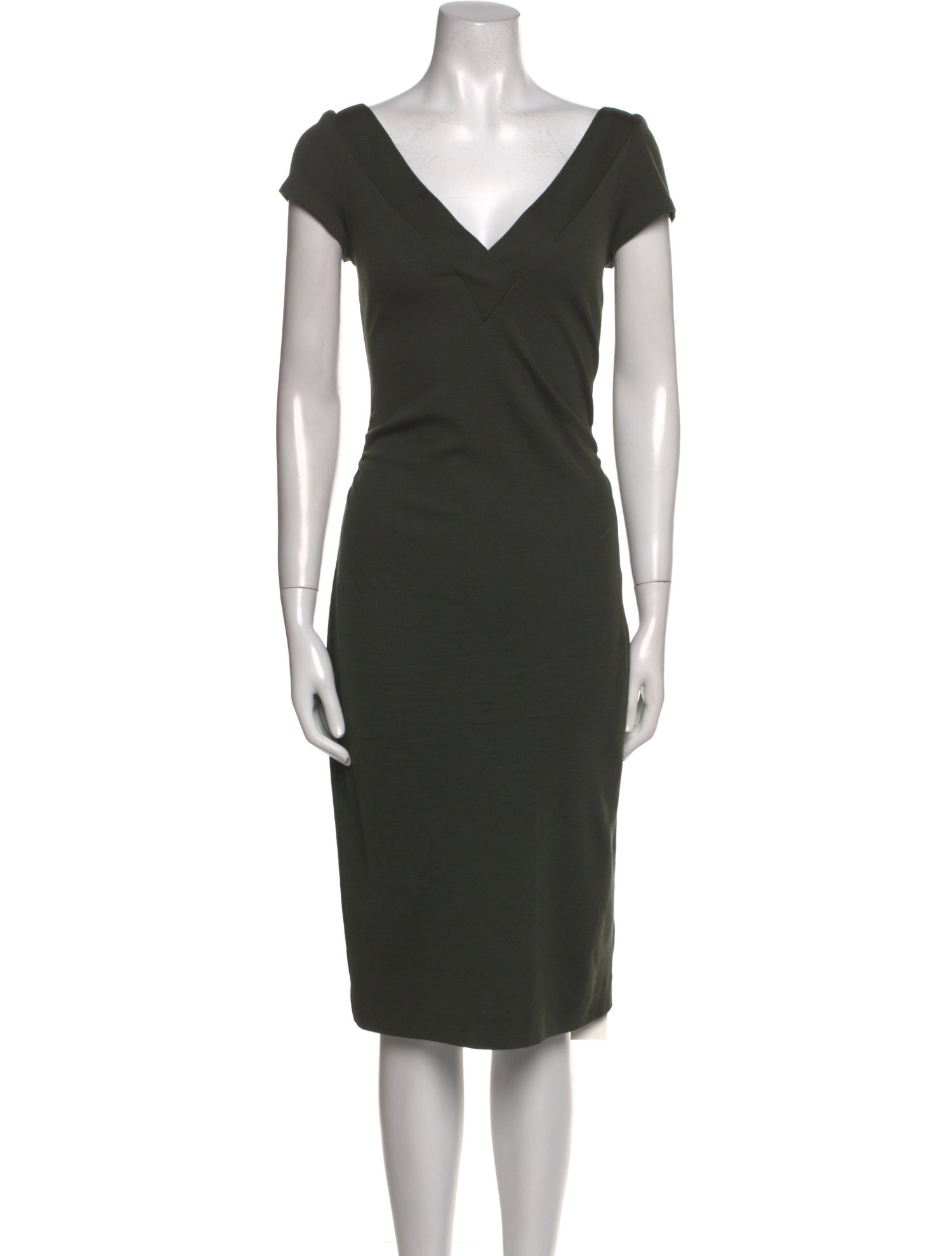 Diane von Furstenberg V-Neck Midi Length Dress