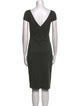 Diane von Furstenberg V-Neck Midi Length Dress