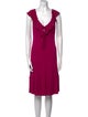 Diane von Furstenberg V-Neck Knee-Length Dress