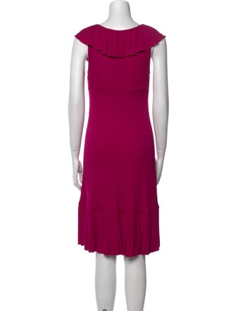 Diane von Furstenberg V-Neck Knee-Length Dress