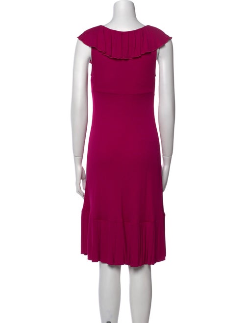 Diane von Furstenberg V-Neck Knee-Length Dress