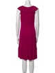 Diane von Furstenberg V-Neck Knee-Length Dress
