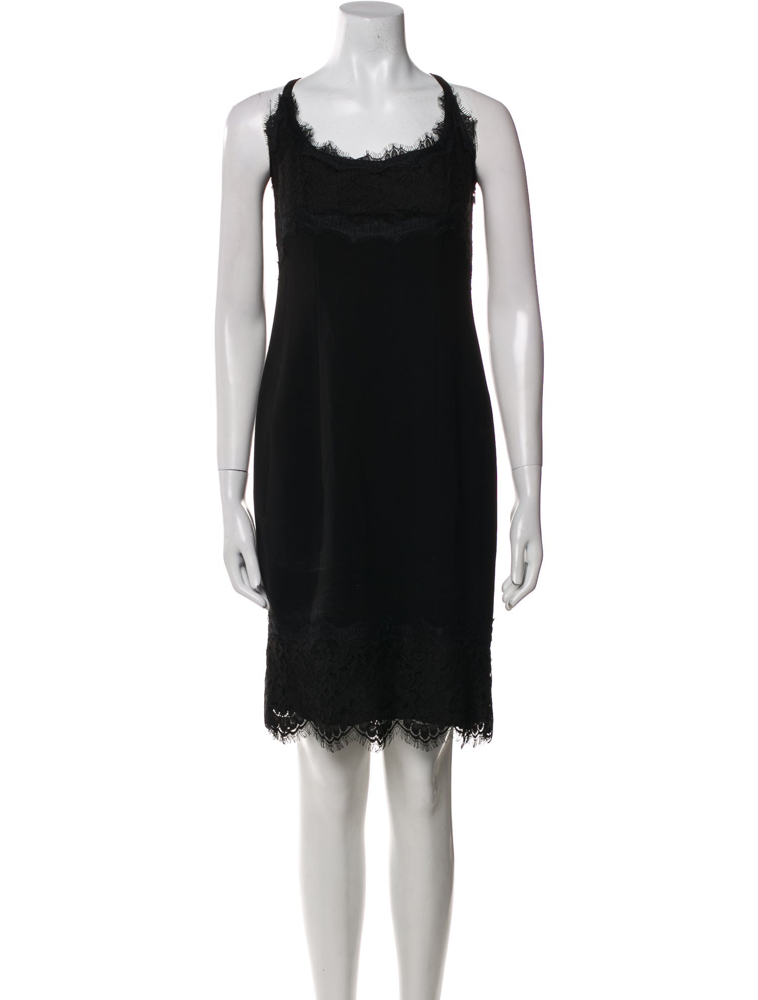 Diane von Furstenberg Scoop Neck Knee-Length Dress