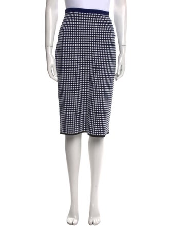 Diane von Furstenberg Printed Midi Length Skirt