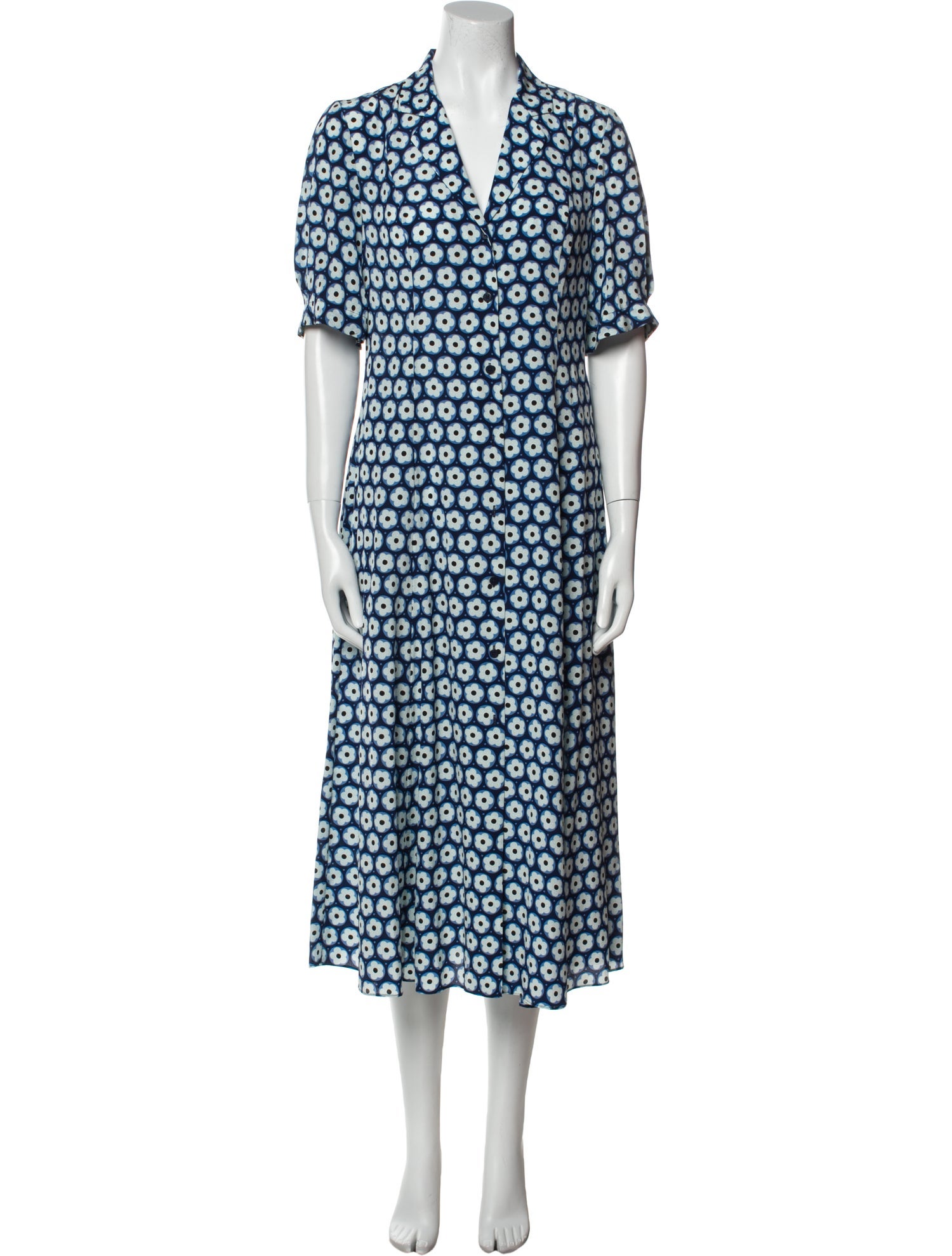Diane von Furstenberg Silk Midi Length Dress