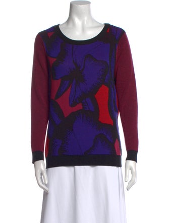 Diane von Furstenberg Wool Printed Sweater