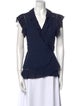 Diane von Furstenberg Silk Short Sleeve Top