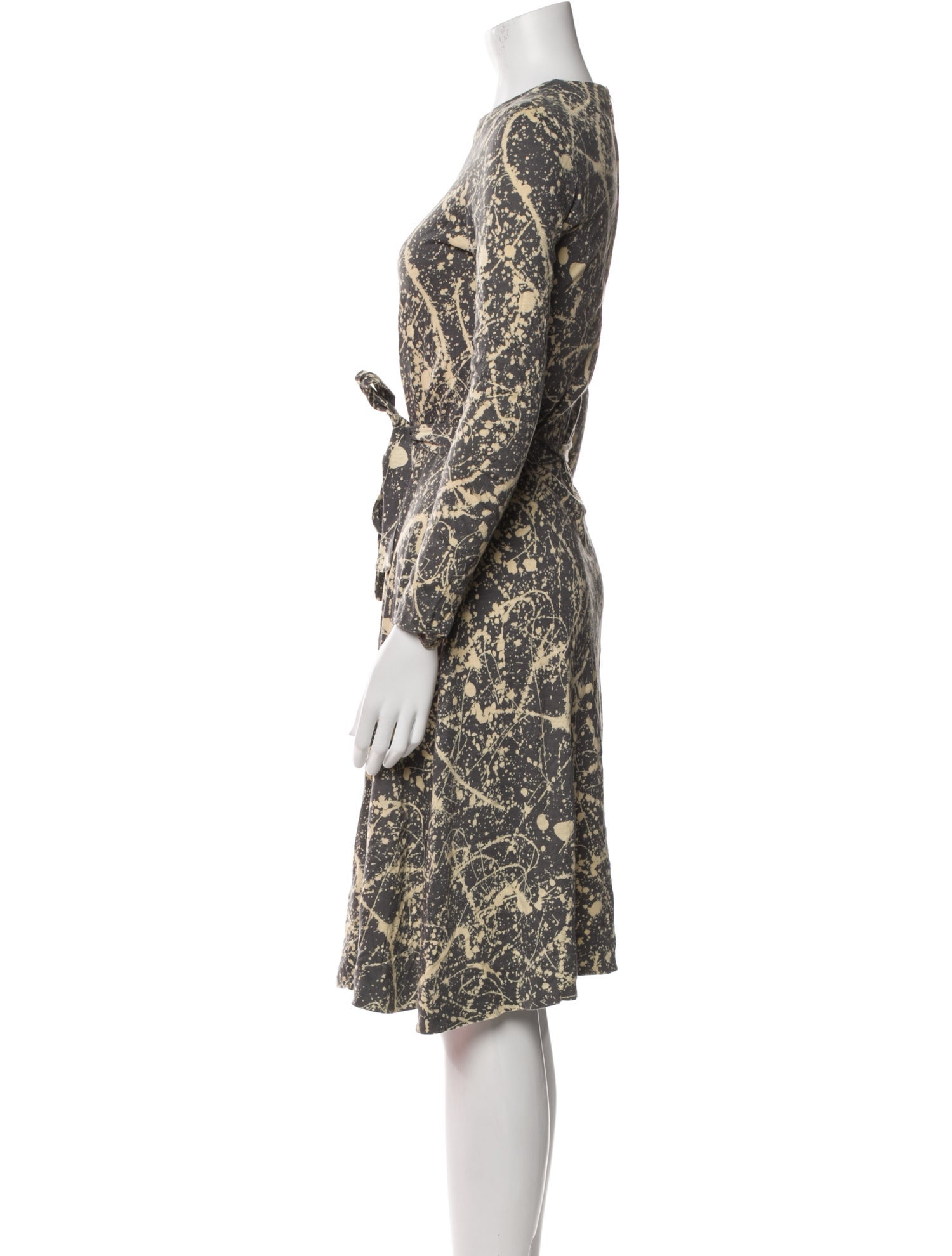 Diane von Furstenberg Printed Knee-Length Dress