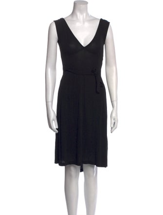 Diane von Furstenberg V-Neck Mini Dress