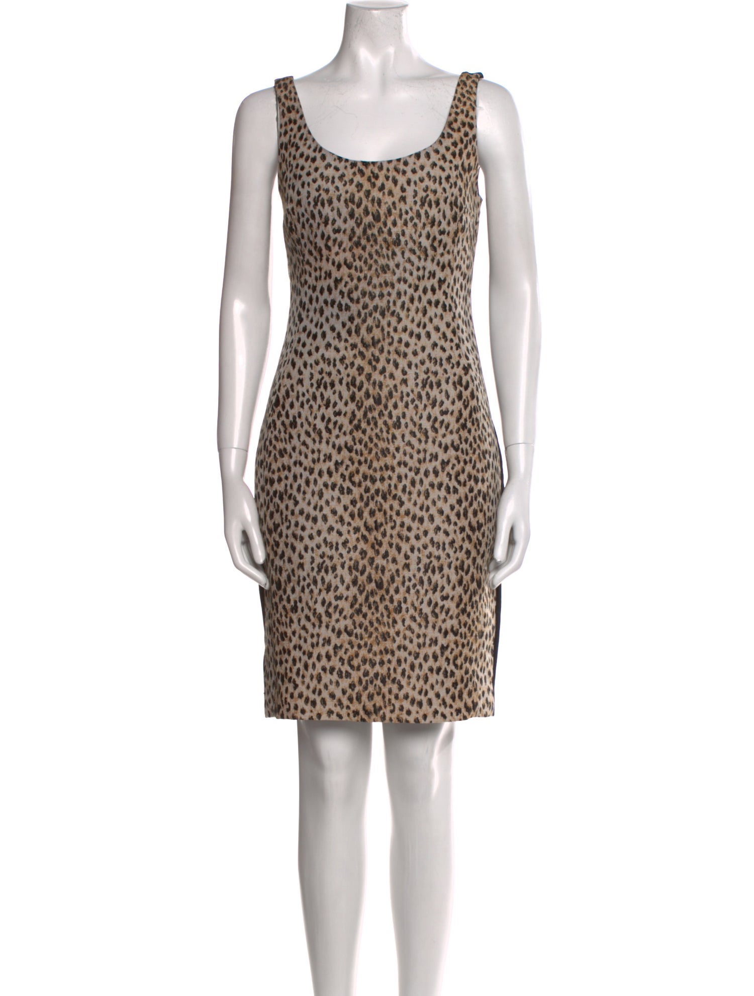 Diane von Furstenberg Animal Print Knee-Length Dress