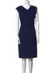 Diane von Furstenberg V-Neck Knee-Length Dress