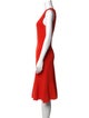 Diane von Furstenberg Scoop Neck Midi Length Dress