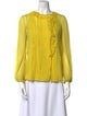 Diane von Furstenberg Silk Scoop Neck Blouse