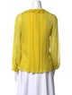 Diane von Furstenberg Silk Scoop Neck Blouse