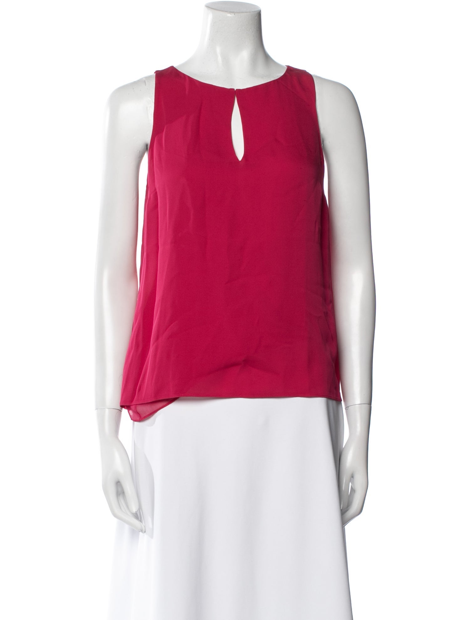 Diane von Furstenberg Silk V-Neck Top