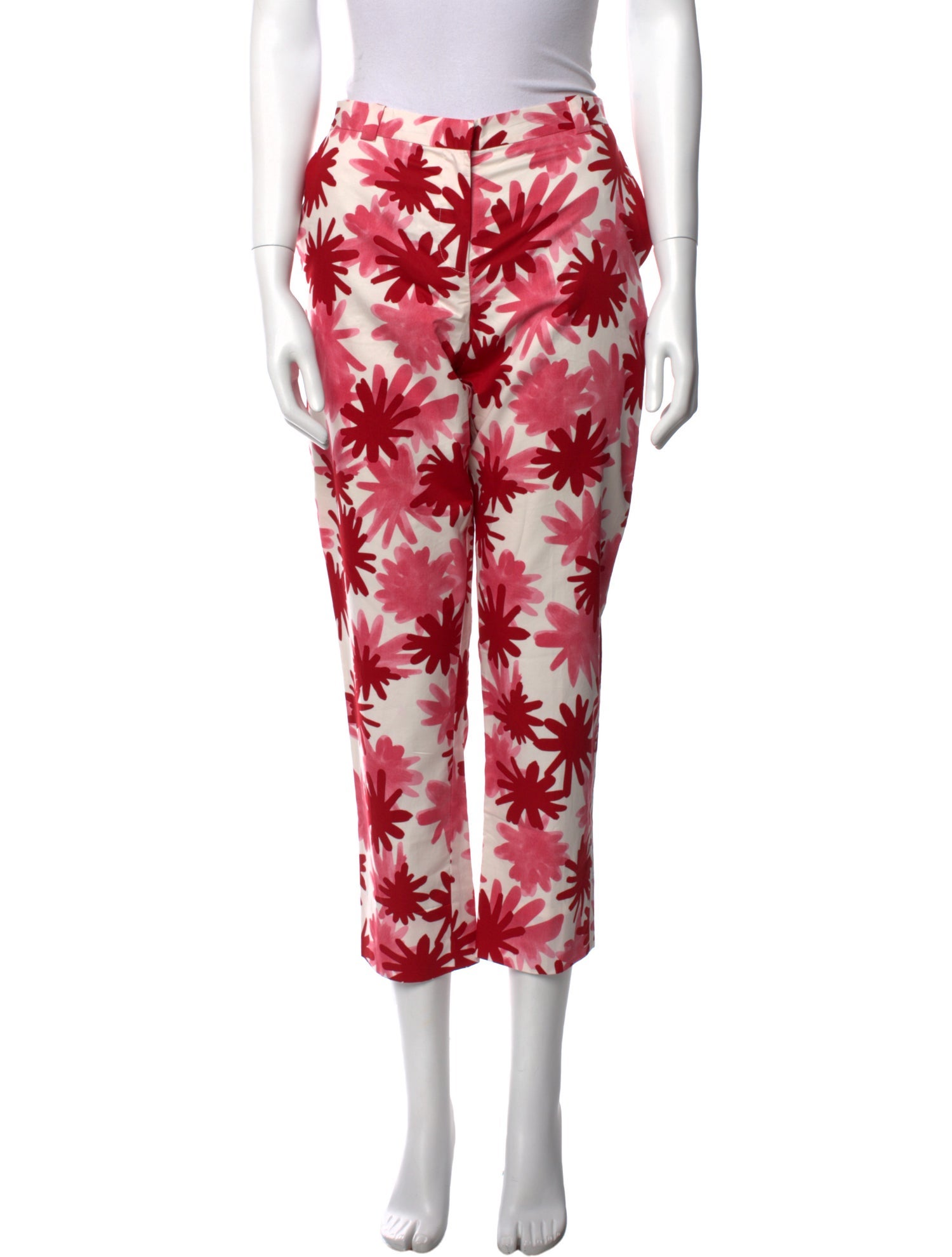 Diane von Furstenberg Printed Straight Leg Pants
