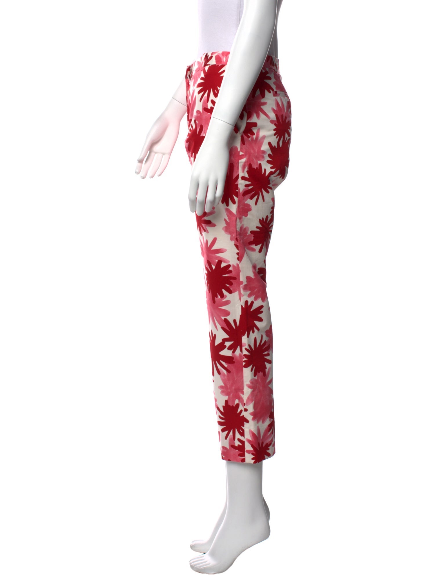 Diane von Furstenberg Printed Straight Leg Pants