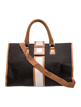 Diane von Furstenberg Canvas Top Handle Bag