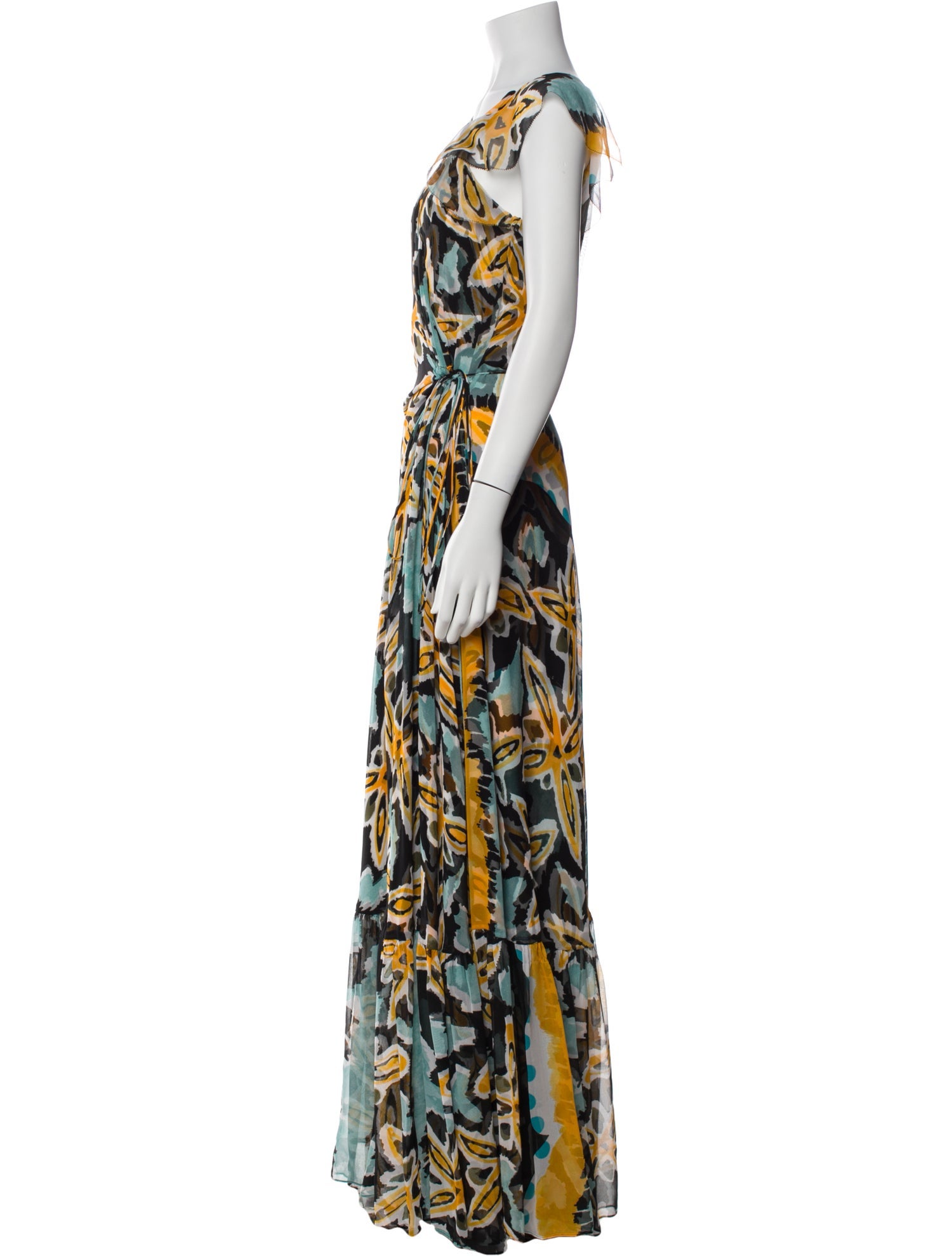 Diane von Furstenberg Silk Long Dress